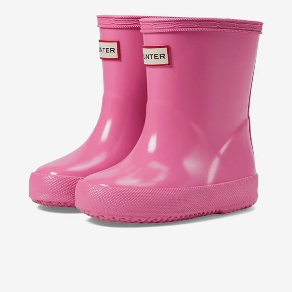 Hunter Pink Rubber Boots - Toddler’s Size 4uk - Picture 1 of 6